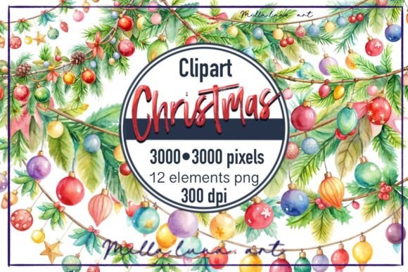 Christmas Fir Garland New Year PNG: Illustrations Review