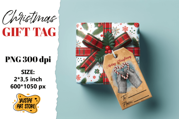 Christmas Gift Tags: Illustrations for Sellers