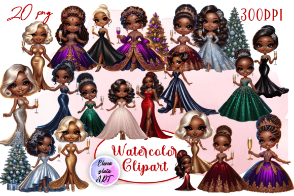 Christmas Girl Clipart & Illustrations Review
