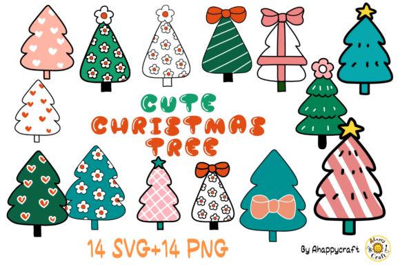 Christmas Tree Hand Drawn Set: Illustrations Review