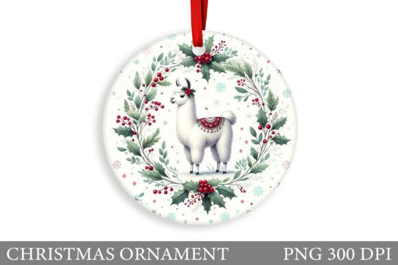 Cute Lama Ornament Illustrations Review