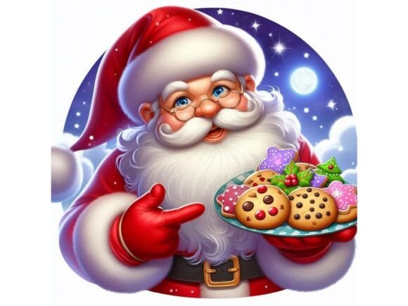 Jolly Santa Illustrations: A Crafter’s Review