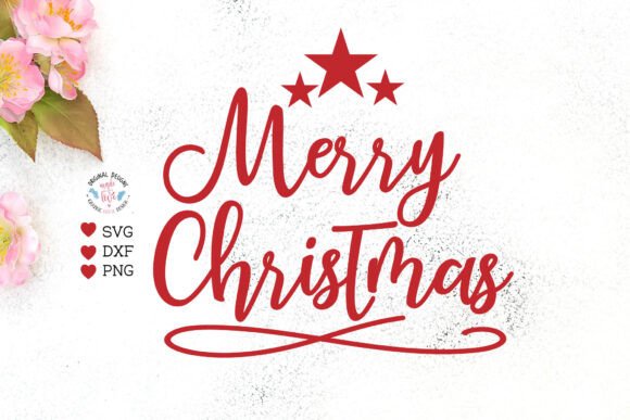 Merry Christmas Cut File and Clipart: Illustrations Review