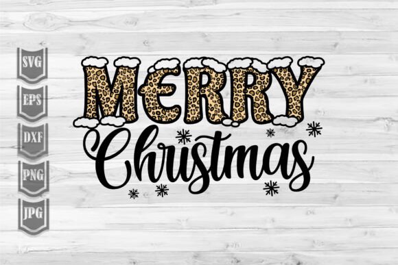 Merry Christmas - Leopard: Festive Illustrations