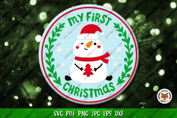 My First Christmas SVG: Festive Illustrations