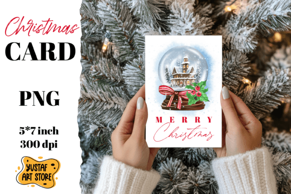 Review: Christmas Card Snow Globe Card Print