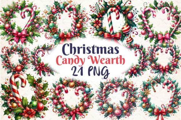 Review: Christmas Wreath Clipart Bundle for Embroidery