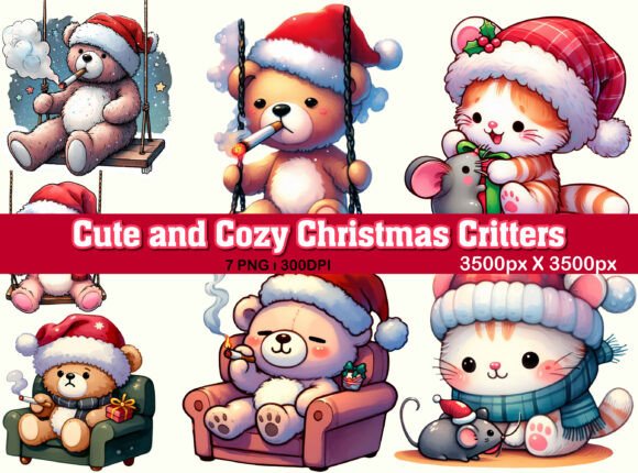 Reviewing Christmas Cuddles Bears, Cats, and Holi