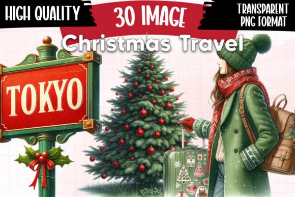 Reviewing Christmas Travel Clipart Part 2 Illustrations