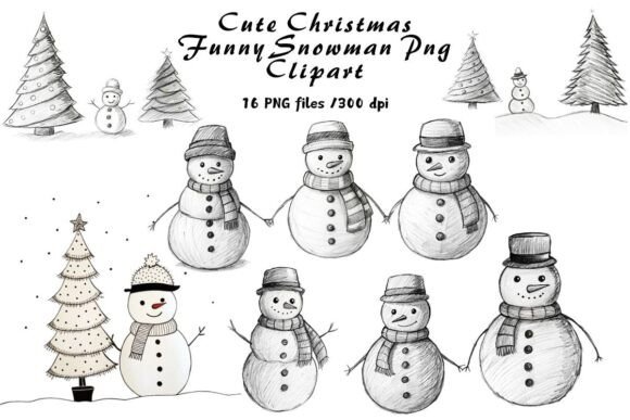 Reviewing the Cute Christmas Funny Snowman Lineart Design
